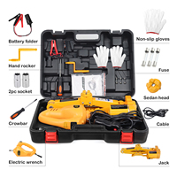 Kit de cric électronique pour voiture à batterie 12 volts, 2 tonnes, cric en acier pour voiture avec télécommande