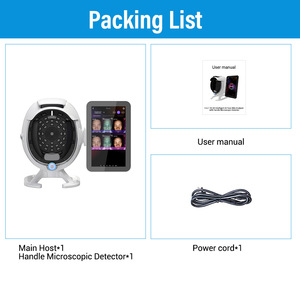 2024z A6 3D AI dijital yüz cilt analiz makinesi Bitmoji cilt analiz sistemi el yüz tarayıcı ile 2 IN 1 - Product Image 5