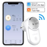 Prise multiple intelligente LDNIO SEW1058 avec prise EU, contrôle par application Tuya, sécurité enfant, prise intelligente, rallonge électrique