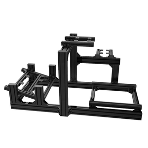 Vente directe d'usine voiture conduite jeu populaire 4080 assemblage de cadre en aluminium bricolage <span class=keywords><strong>Sim</strong></span> simulateur de course Cockpit plate-forme de course - Product Image 3