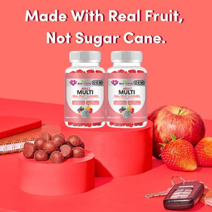 Vente en gros d'usine Gummies multivitaminés pour adultes 120 pièces <span class=keywords><strong>Vitamine</strong></span> A C D3 B6 <span class=keywords><strong>B12</strong></span> Biotine Immunité Énergie Bien-être Compléments alimentaires OEM - Product Image 3