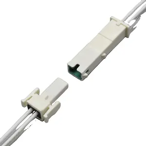 KR2517 Conectores impermeáveis fio a fio para cabo de caixa de cabo macho e fêmea de linha única passo de 2,5 mm