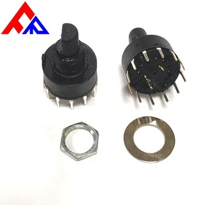 Interruptor Rotatorio de Plástico Aislado de 1/2/3/4/5/6/7/8/9/10/11/12 Posiciones, 16mm, Venta Directa de Fabricante Profesional - Product Image 4