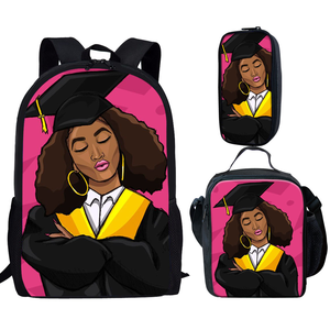 Nouveau Design Adolescent Livre <span class=keywords><strong>Sac</strong></span> Noir Art Fille Africaine Imprimé Grande Capacité Filles Et Garçons Vert <span class=keywords><strong>Sac</strong></span> À <span class=keywords><strong>Dos</strong></span> - Product Image 4