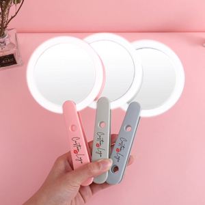 Espejo de Mano de Marca Propia, Espejo de Bolsillo LED con Luces LED, Espejo de Maquillaje Portátil Pequeño para Viajes - Product Image 4