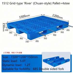 พาเลทขนส่งทางเดียว ขนาด 1200x1100x150 มม. สำหรับการส่งออกและโลจิสติกส์ - Product Image 2