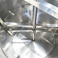 Cuve de chauffage électrique multifonctionnelle avec agitateur pour un mélange uniforme de pâtes à haute viscosité