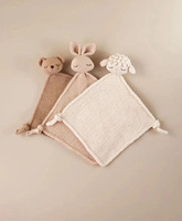 Personnaliser un doudou en coton 100% tricoté, doux et apaisant pour bébé, cadeau pour nouveau-né