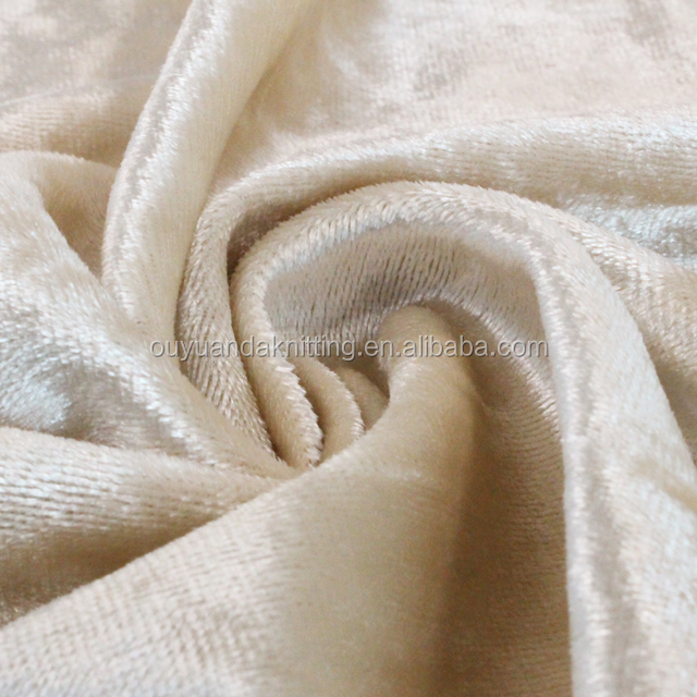 Полиэфирная велюровая ткань из дробленого бархата и спандекса для платьев/одежды/брюк