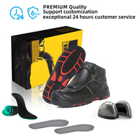 Botas de Seguridad Impermeables Rocklander para Construcción, con Puntera de Material Compuesto, para Soldadura Industrial, con Protección Metatarsal