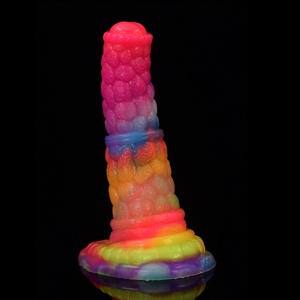 Produit pour adultes FAAK Factory 2022, nouveau modèle, pénis réaliste qui brille dans le noir, gode en forme de pénis, jouet sexuel chinois pour lui - Product Image 1