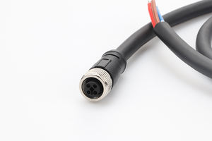 M12 S T K L M Over modellato 2 + PE 3 + PE 4 + PE 5 + PE PVC PUR spina di conversione cavo IP67 IP68 ad angolo retto ad angolo retto trasmissione di potenza - Product Image 3