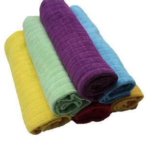 40X40cmマイクロファイバーチェックパターンクリーニングクロス格子タオル多機能ぼろ - Product Image 4