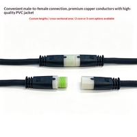 Connecteur Aviation 3 Broches Mâle-Femelle en Cuivre Pur, Étanche pour Extérieur/Intérieur, 250V, En Stock