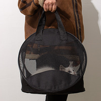 Sac à dos respirant robuste pour petits animaux Sac de voyage pour animaux de compagnie à motif solide Stable et durable pour les animaux de compagnie