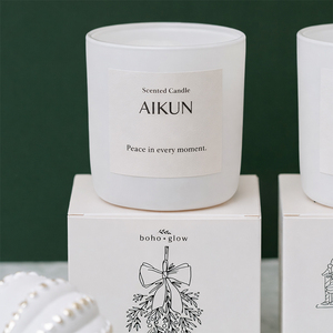 Velas Aromáticas de Larga Duración Hechas a Mano por AIKUN Factory para Dormitorio, Oficina, Ambiente Romántico, Venta al por Mayor - Product Image 2