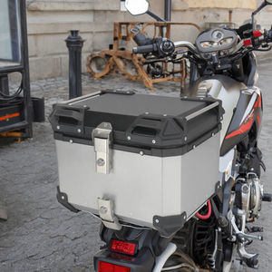 Boîte arrière de moto en alliage d'aluminium anti-casse 45L étanche pour Yamaha <span class=keywords><strong>Tracer</strong></span> 9 GT et pour BMW Gs F850 - Product Image 3