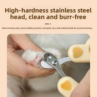 Coupe-ongles professionnel en acier inoxydable avec logo personnalisé OEM ODM pour le toilettage des animaux de compagnie (chats et chiens)