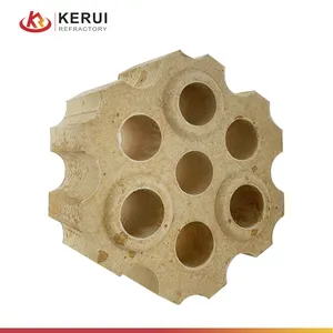 Briques de silimanite supérieures à 1700 degrés de réfractarité KERUI pour haut-fourneau à chaud ou four de fusion de verre