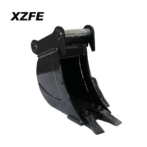 دلو حفر XZFE MS01 للحفارات الصغيرة بعرض 400 مم مخصص مع أسنان مثبتة بالبراغي - Product Image 1