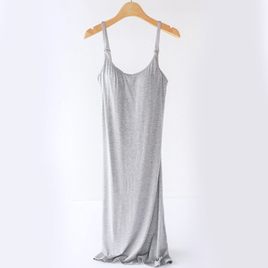 <strong>Maternity</strong> Loose-fitting Nursing Halter <strong>Dress</strong> with Built-in Bra Pads <strong>for</strong> Pregnant Women During Pregnancy Period. Sleep <strong>Dress</strong> - Product Image 5