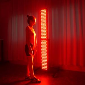 Saidi PL200 Panel terapi lampu merah, tangkai ganda warna hitam untuk penggunaan kecantikan Rumah, perangkat perawatan kesehatan, tipe berdiri untuk Area Target tangan AU - Product Image 1