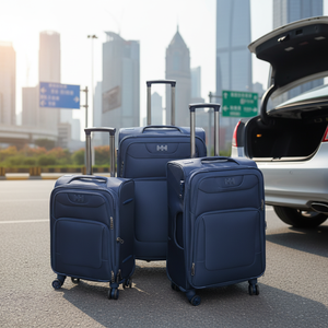 Valise de voyage en tissu Oxford 20 pouces, bagage à main multifonctionnel avec serrure à combinaison pour hommes et femmes, vente en gros - Product Image 1