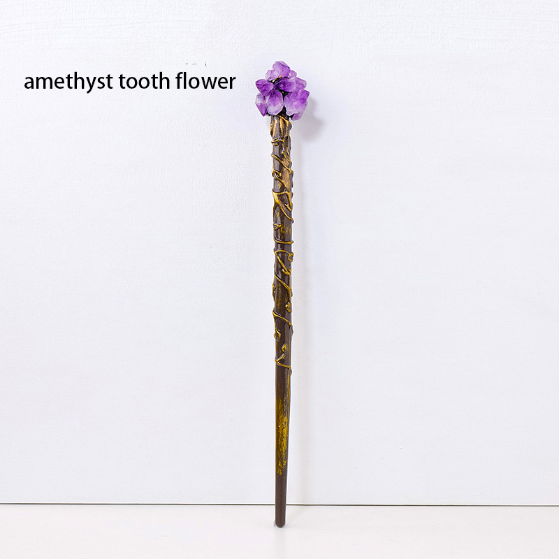 fiore di ametista a forma di dente