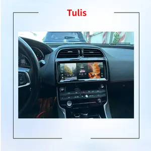 راديو سيارة Tulis بنظام أندرويد لسيارة جاكوار XE 2016-2018 مزود بمشغل دي في دي وجهاز ملاحة وصوت ستيريو للسيارة ووحدة وسائط متعددة
