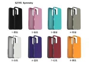 Điện thoại di động ban đầu đối xứng trường hợp đối với iPhone 6 đến 16 <span class=keywords><strong>Series</strong></span> PC + TPU đối xứng loạt điện thoại di động bao gồm cho Samsung - Product Image 5