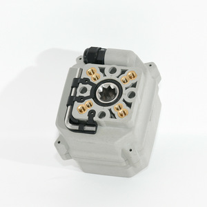 Vanne à boisseau sphérique électrique miniature 2 pouces en acier inoxydable ISO5211 avec actionneur manuel hexagonal pour eau à température normale - Product Image 1