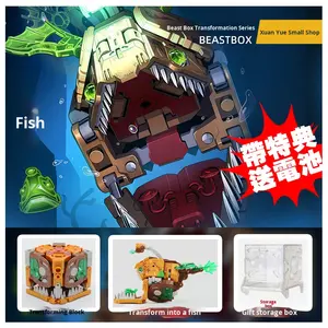 52 juguetes Beast Box Universal Lobo canguro transformación plástico montaje Mecha modelo nuevo regalo de cumpleaños para niños inspirado Frozen - Product Image 4