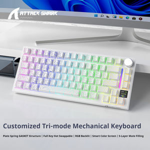 Attack Shark X820Ultra Tastiera Meccanica da Gaming con Struttura Gasket a <span class=keywords><strong>Tre</strong></span> Modalità, Tasti Completamente Sostituibili, Retroilluminazione RGB, Plug and Play - Product Image 5