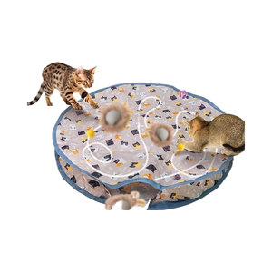 La palla giocattolo interattiva <span class=keywords><strong>del</strong></span> <span class=keywords><strong>gatto</strong></span> rotola rapidamente in una borsa; <span class=keywords><strong>Gioco</strong></span> <span class=keywords><strong>del</strong></span> <span class=keywords><strong>topo</strong></span> nascondino (palla non inclusa). - Product Image 1