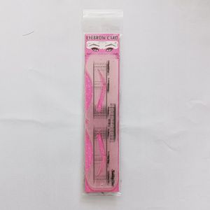 Juego de herramientas profesionales para cejas con forma de cejas de belleza al por mayor barata, 10 pares de plantillas para cejas, pegatina para cejas, Tarjeta para tordo - Product Image 2