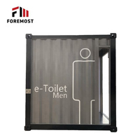 Maisons préfabriquées modulaires écologiques durables et personnalisables, toilettes publiques mobiles modernes, salles de douche extérieures