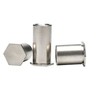 Separadores Autoperforantes de Cabeza Hexagonal M3, Rosca Fina, Diámetro de la Tapa de 10 mm, Acero al Carbono Galvanizado, Fijaciones para Chapa Metálica - Product Image 4