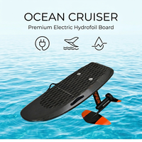 Livraison Rapide, Logo Personnalisé, Planche de Surf Électrique Efoil à Propulsion au Lithium 45 km/h, Aile Orange, Équipement de Vol en Plein Air