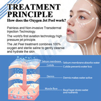 Máquina de Exfoliación por Chorro Directo de Fábrica, Reparación de Daños Solares, Rejuvenecimiento, Máquina de Exfoliación por Chorro para Salón Profesional, Spa, Clínica