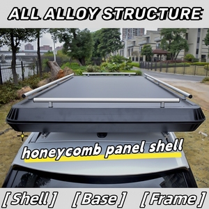 Tente <span class=keywords><strong>de</strong></span> <span class=keywords><strong>toit</strong></span> <span class=keywords><strong>de</strong></span> voiture portable en alliage d'aluminium léger sur mesure, grande, à coque rigide, <span class=keywords><strong>pour</strong></span> 2 personnes, <span class=keywords><strong>pour</strong></span> <span class=keywords><strong>dormir</strong></span> en plein air - Product Image 4