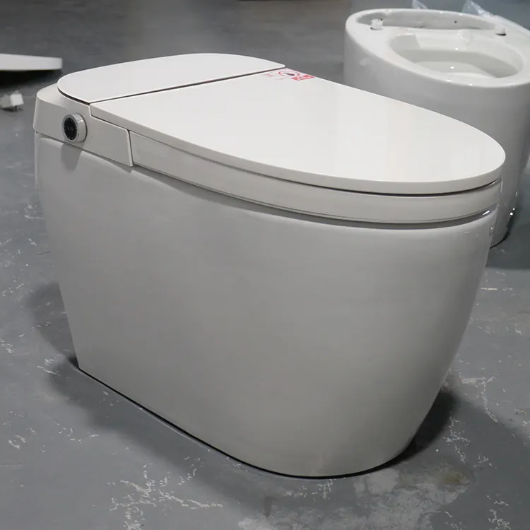 Luxury Good Quality Bathroom Sensor Electric Automatic Flush Wc Ceramic One Piece Intelligent Smart Toilet