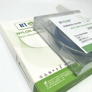 <span class=keywords><strong>Cassette</strong></span> non absorbable Sutures en soie usage vétérinaire Usp4-8/0 noir tressé Certificats Ce et ISO stériles de haute qualité - Product Image 3