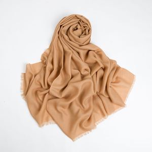 Custom Logo <strong>Designer</strong> All Seasons Fine Spun <strong>Wool</strong> Lightweight Multifunction Scarves <strong>Shawls</strong> Women Plaid Long Tassel Woven - Product Image 1