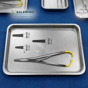 MATHIEU STEEL NEEDLE <b>HOLDERS</b> T.C. MANUAL 23 CM CE Certified Class II Surgical Use - Product Image 3