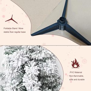 Árbol de Navidad Artificial Blanco de 1.8m con Nieve, Venta al Por Mayor de Fábrica, Personalizado - Product Image 3