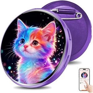 Pantalla HD de 1.85 pulgadas, código abierto, API digital, insignia electrónica recargable, transmisión inalámbrica Bluetooth, colgante personalizado OEM - Product Image 1