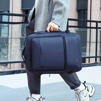 Mochila de Viaje Personalizada al por Mayor para Hombre, Mochila de Negocios Expandible Impermeable, Mochila de Gran Capacidad para Estudiantes