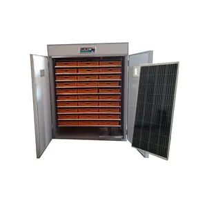 Incubateur solaire multifonction professionnel commercial en acier inoxydable à prix avantageux pour 2640 œufs Machine à usage agricole