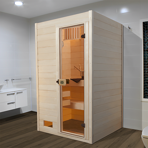 Nouveauté Cabine de sauna infrarouge intérieur luxueuse pour 2 personnes, moderne électrique, en <span class=keywords><strong>bois</strong></span> massif, oxygène négatif, caractéristiques <span class=keywords><strong>du</strong></span> sommeil - Product Image 4