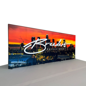 20x8英尺定制铝制免工具背景板<span class=keywords><strong>SEG</strong></span>印刷背光布艺灯箱展览展示 - Product Image 5